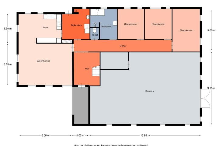 Plattegrond – Groningerweg 46, Peize