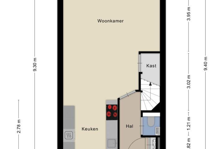 Plattegrond – Groote Kaap 9, Zeewolde