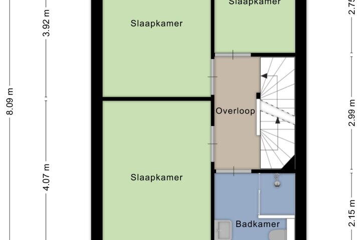 Plattegrond – Groote Kaap 9, Zeewolde