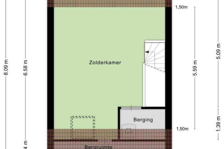 Plattegrond – Groote Kaap 9, Zeewolde