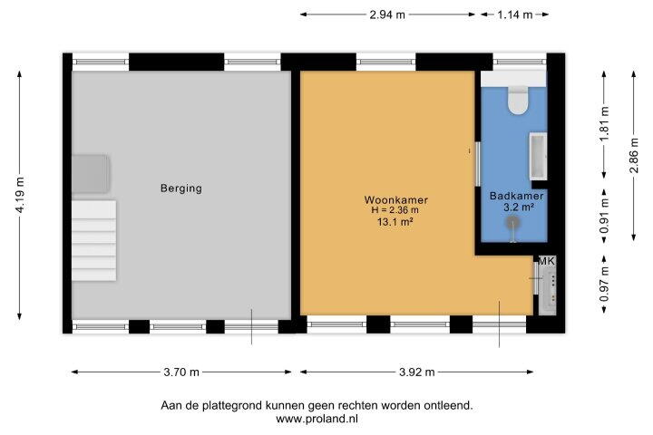 Plattegrond – Groote Noord 2, Monnickendam