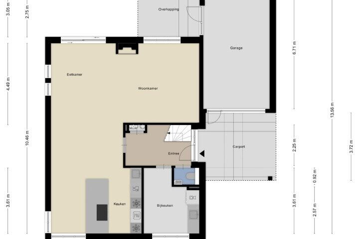 Plattegrond – Grote Beer 75, Zeewolde