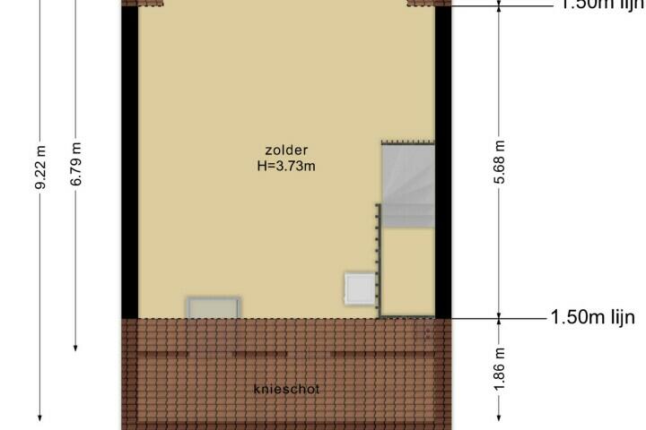 Plattegrond – Grote Boel 44, Nijmegen