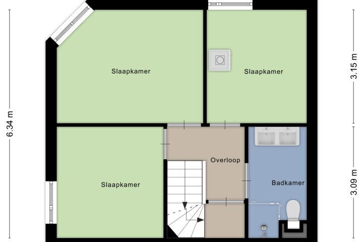 Plattegrond – Grote Haag 59, Zeewolde
