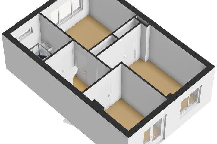 Plattegrond – Grotestraat 5, Linne