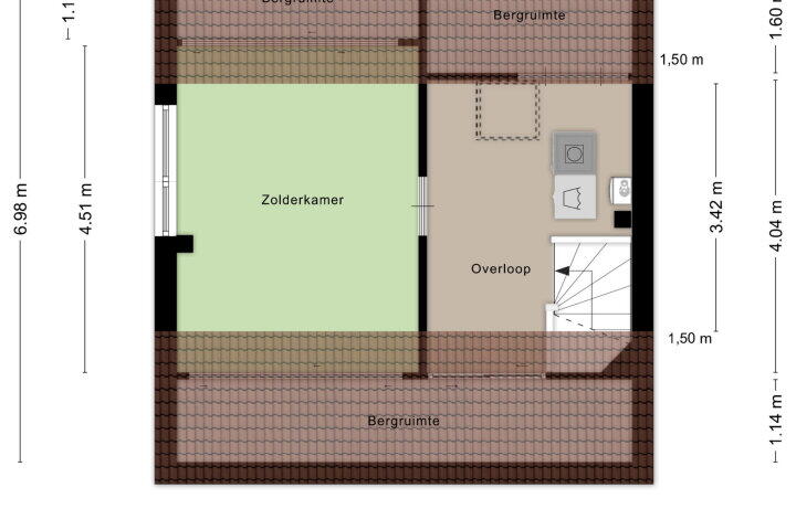 Plattegrond – Gruttoplein 1, Boskoop
