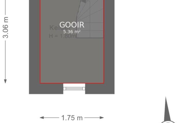 Plattegrond – Gulicksestraat 19, Sittard