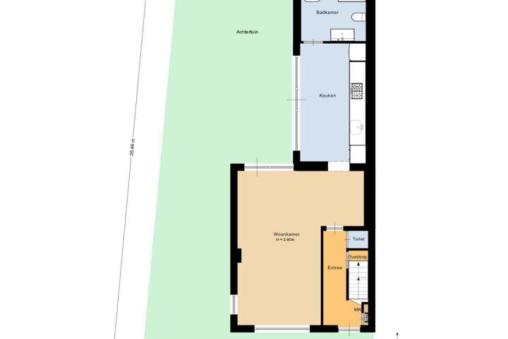 Plattegrond – Gulicksestraat 19, Sittard