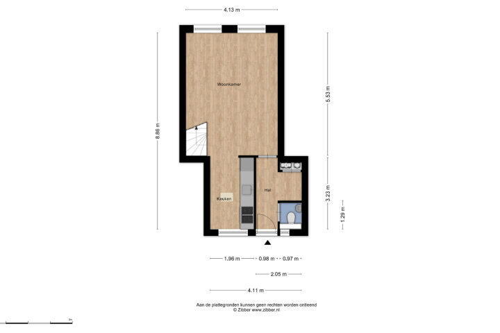 Plattegrond – Haagdijk 3 A, Breda