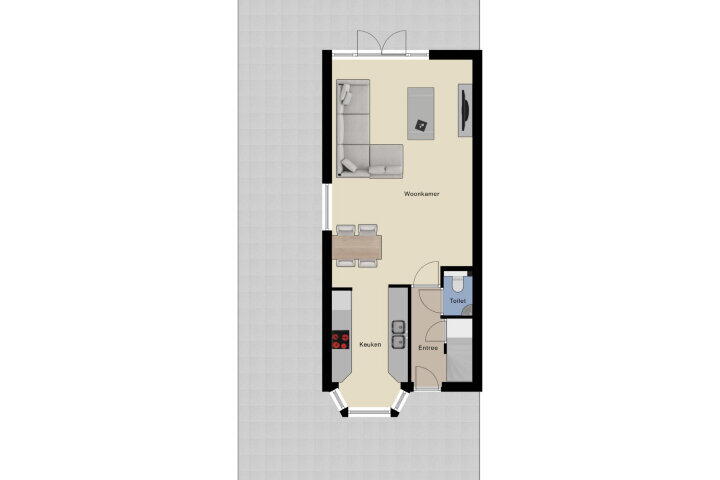 Plattegrond – Haagdoornstraat 80, Arnhem
