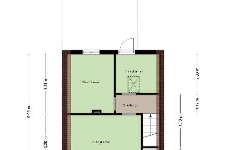 Plattegrond – Haagsestraat 23, Cuijk