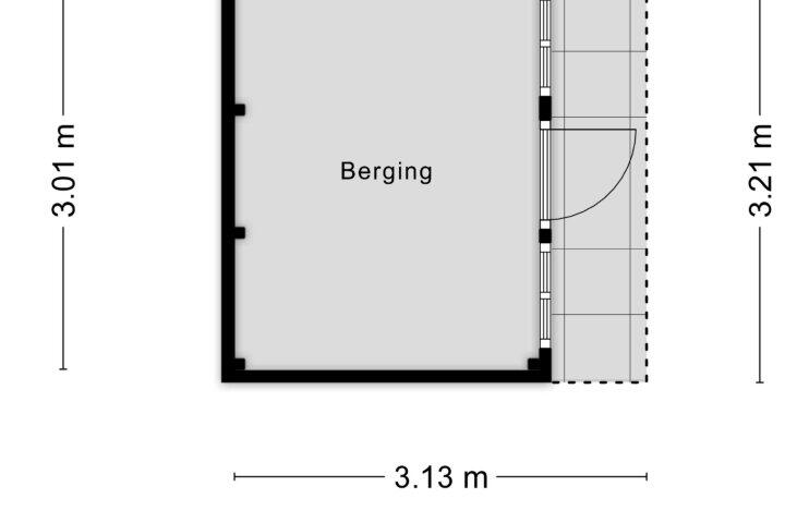Plattegrond – Haagsestraat 23, Cuijk