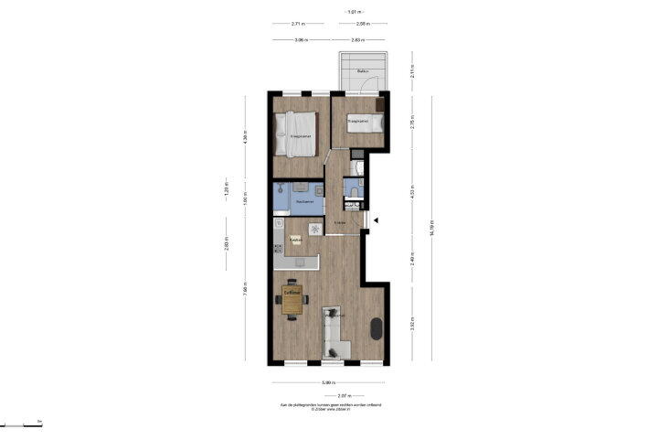 Plattegrond – Haagweg 72 B, Breda