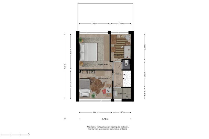 Plattegrond – Haamstedestraat 6, Breda