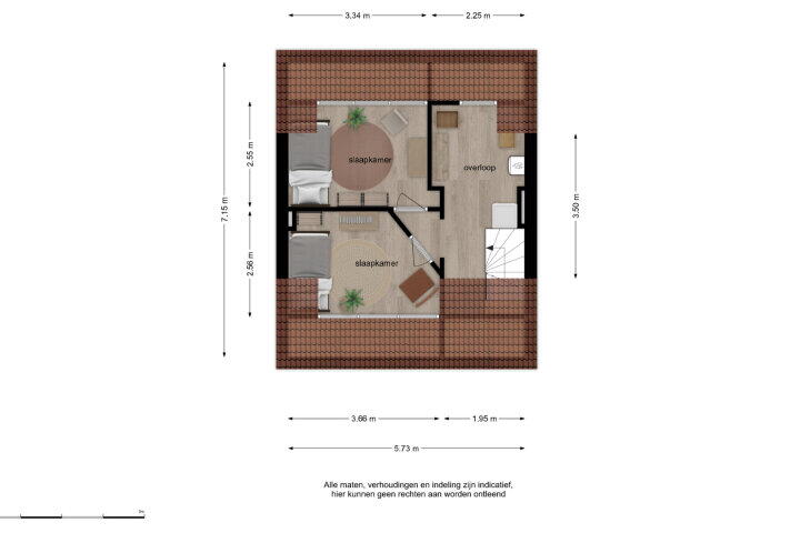 Plattegrond – Haamstedestraat 6, Breda