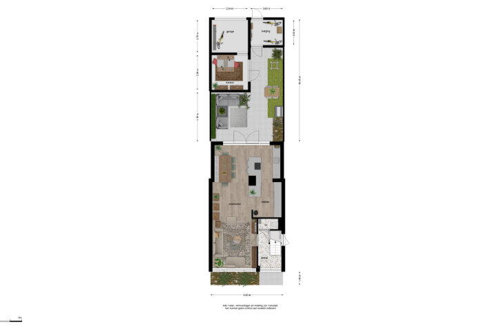 Plattegrond – Haamstedestraat 6, Breda