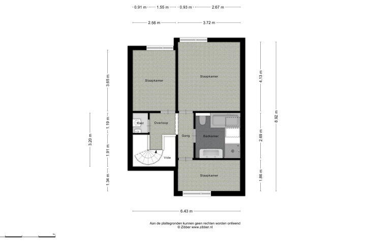 Plattegrond – Haardries 16, Bavel