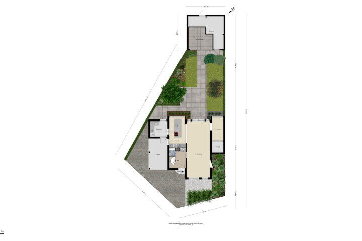Plattegrond – Haardries 16, Bavel