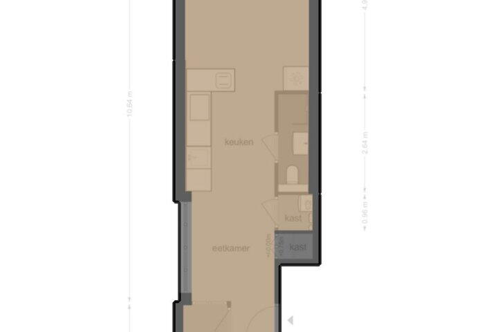 Plattegrond – Haarlemmerdijk 30 4, Amsterdam