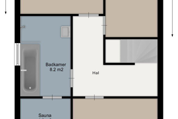Plattegrond – Haarweg 15 B22, Tiendeveen