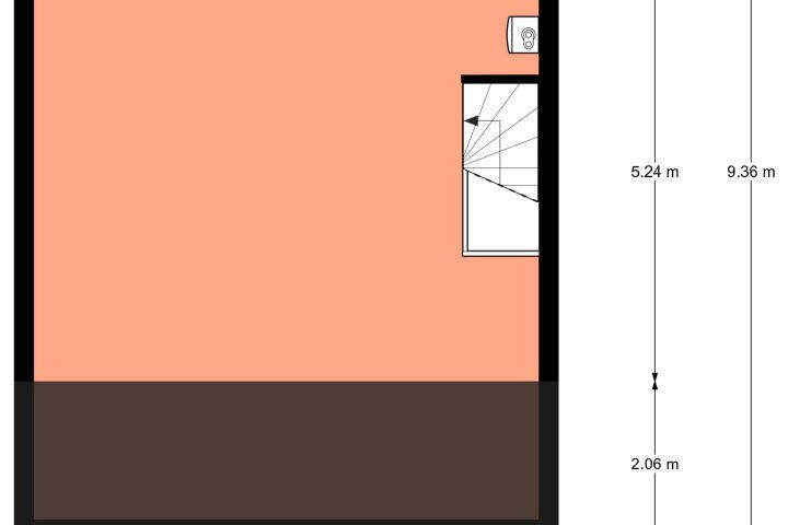 Plattegrond – Haasakkers 7, Peize