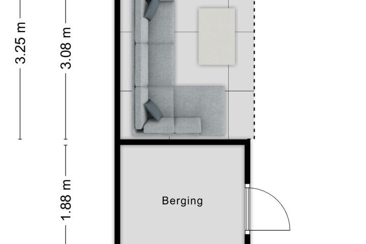 Plattegrond – Hagedisberg 13, Roosendaal