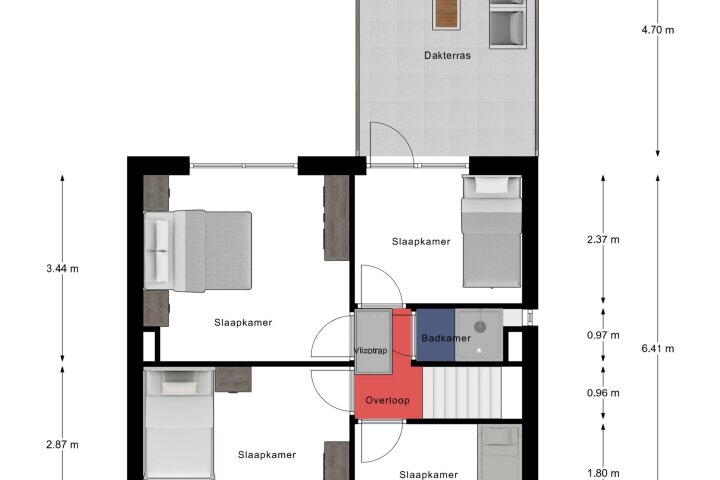 Plattegrond – Hagelkruisweg 48, Meijel