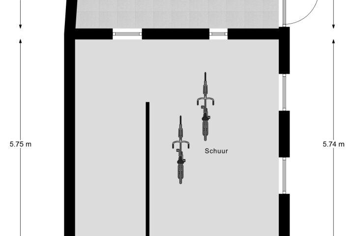 Plattegrond – Hagelkruisweg 48, Meijel