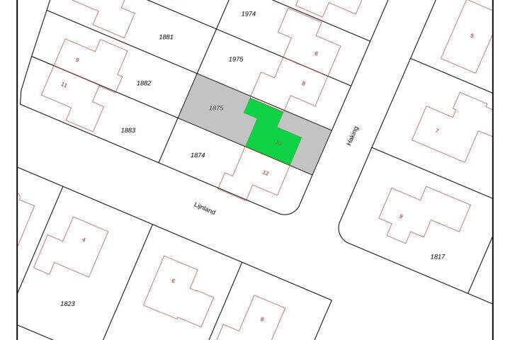 Plattegrond – Haking 10, Vledder