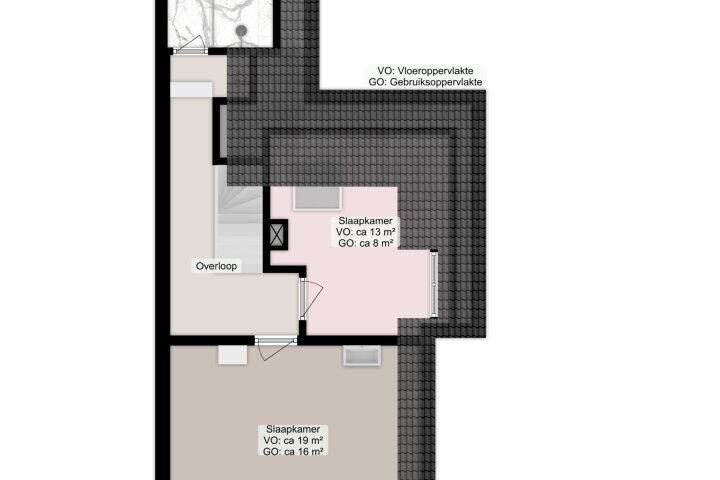 Plattegrond – Halmstraat 16, Groningen