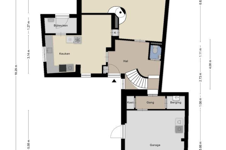 Plattegrond – Hamerstraat 16, Eys
