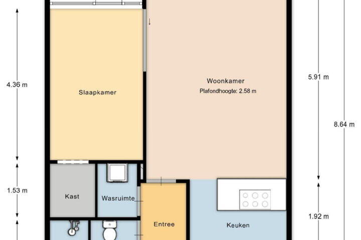 Plattegrond – Händellaan 69, Zwolle