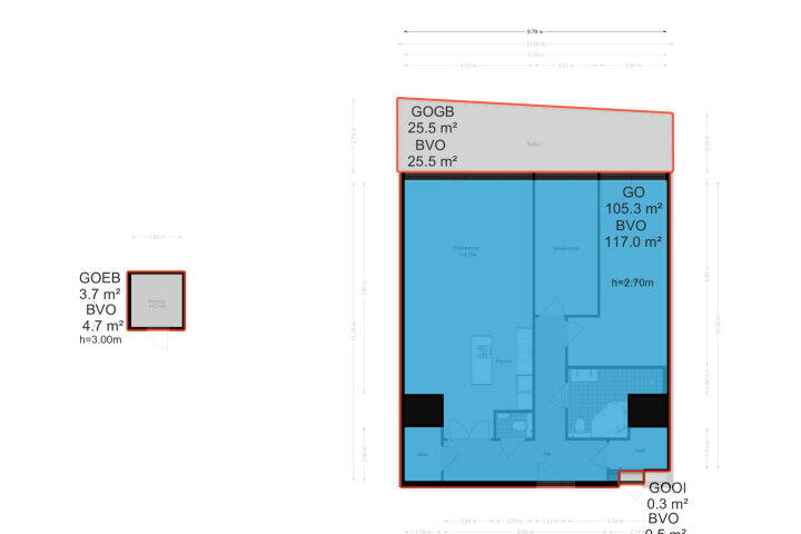 Plattegrond – Handelsweg 39 22, Amstelveen