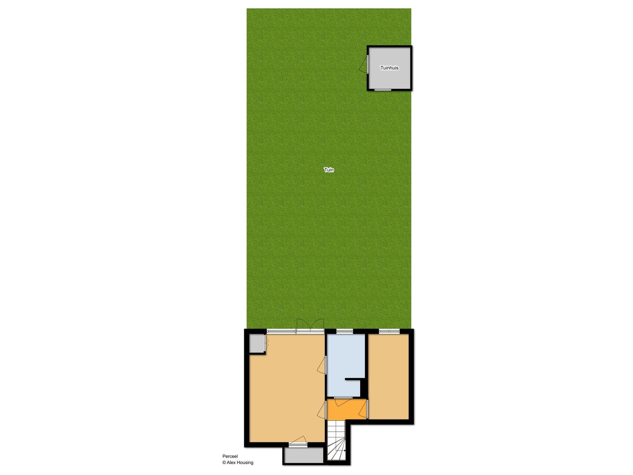 Plattegrond 9 - Hanedoesstraat 9, Den Haag