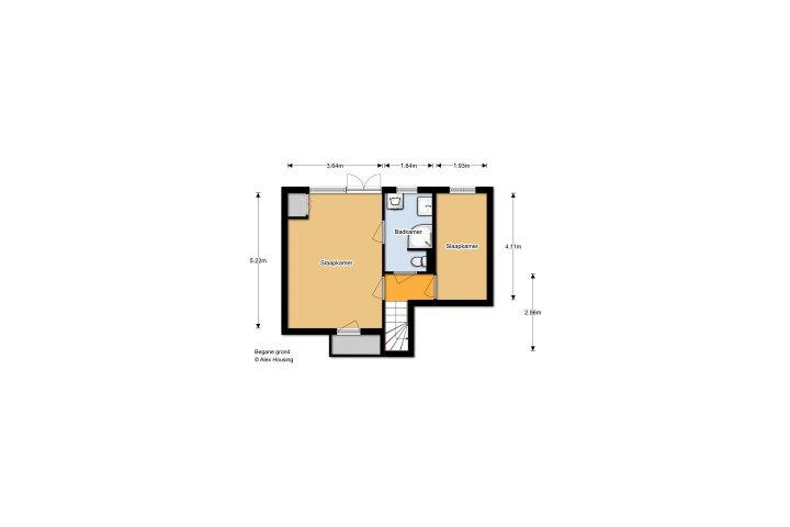 Plattegrond – Hanedoesstraat 9, Den Haag