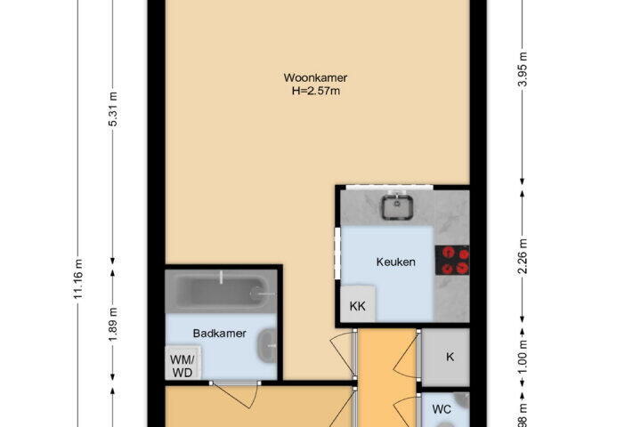 Plan – Hannie Schaftrode 68, Zoetermeer