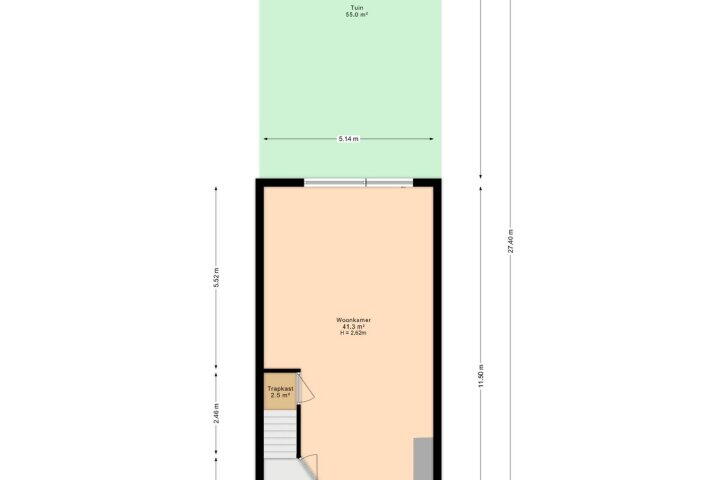 Plattegrond – Hans Larivelaan 58, Den Haag