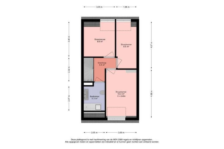 Plattegrond – Hans Larivelaan 58, Den Haag