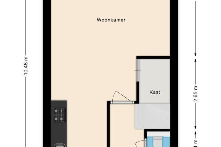 Plattegrond – Han Tromplaan 14, Beverwijk