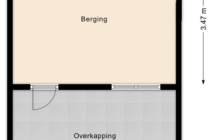 Plattegrond – Han Tromplaan 14, Beverwijk
