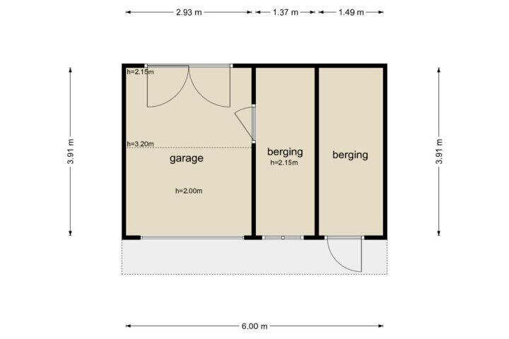 Plattegrond – Harmen Coops Fledderusstraat 16, Steenwijk
