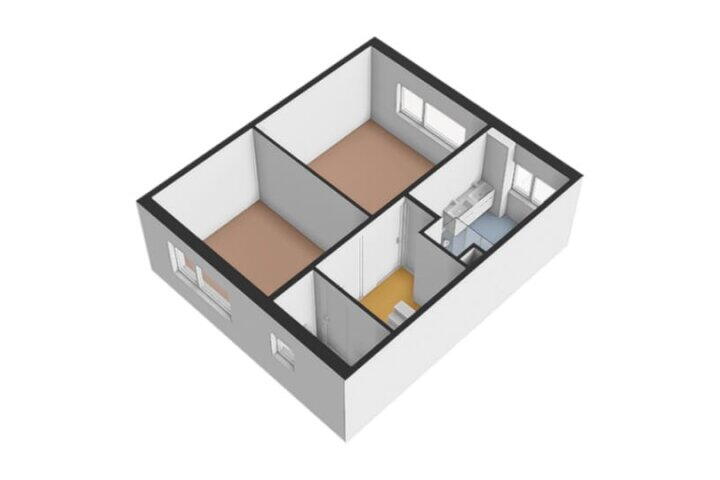 Plattegrond – Harmen Coops Fledderusstraat 16, Steenwijk