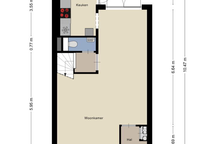 Plattegrond – Harp 88, Ewijk