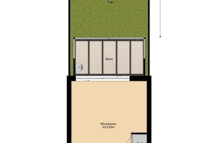 Plattegrond – Harry Diesfeldtlaan 6, Den Haag