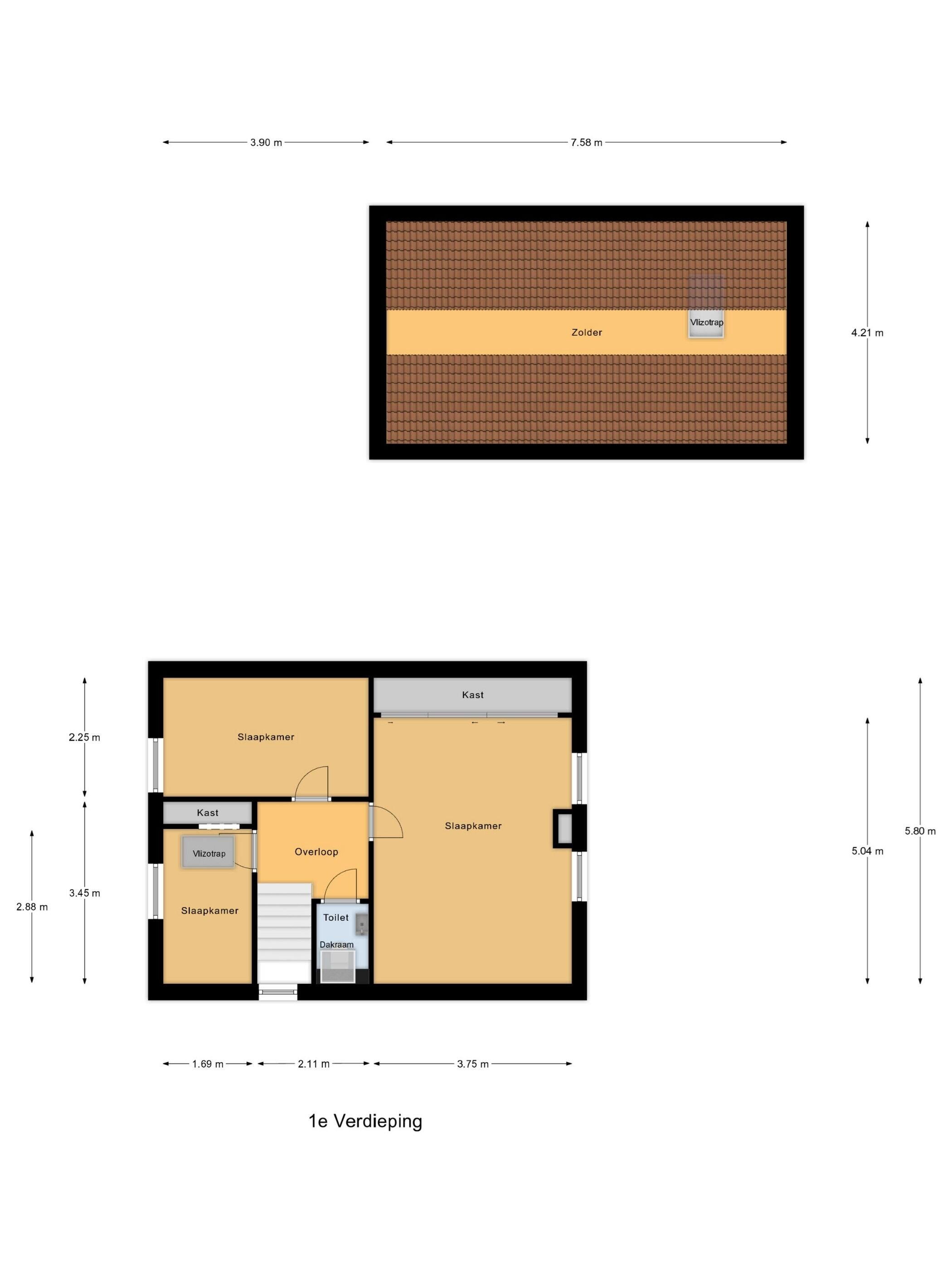 Plattegrond 2 - Haspelstraat 26, Hoeven