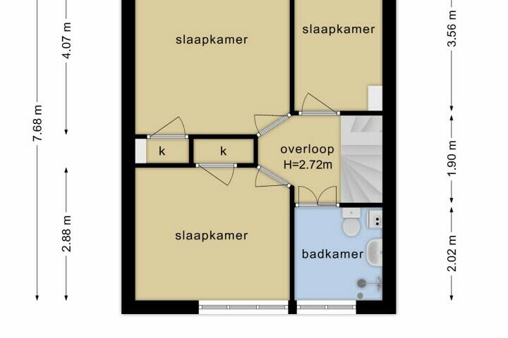 Plattegrond – Hatertseveldweg 325, Nijmegen