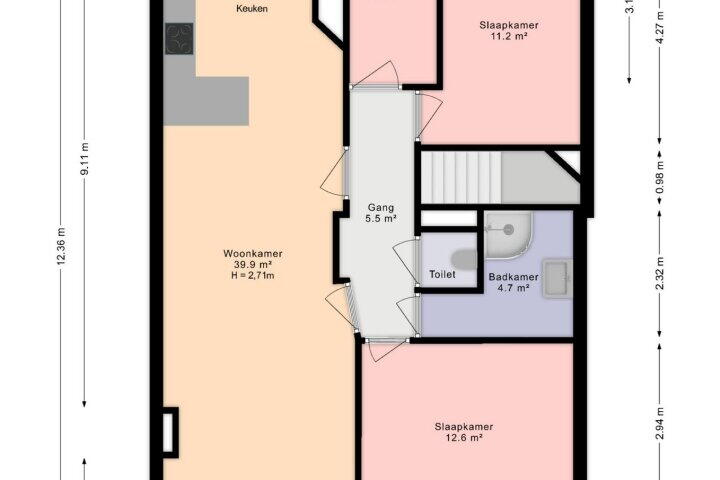 Plattegrond – Hattemlaan 125, Den Haag