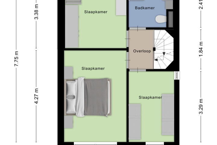Plattegrond – Haverberg 22, Roosendaal