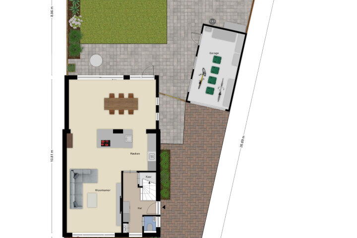 Plattegrond – Haverblok 19, Wouw