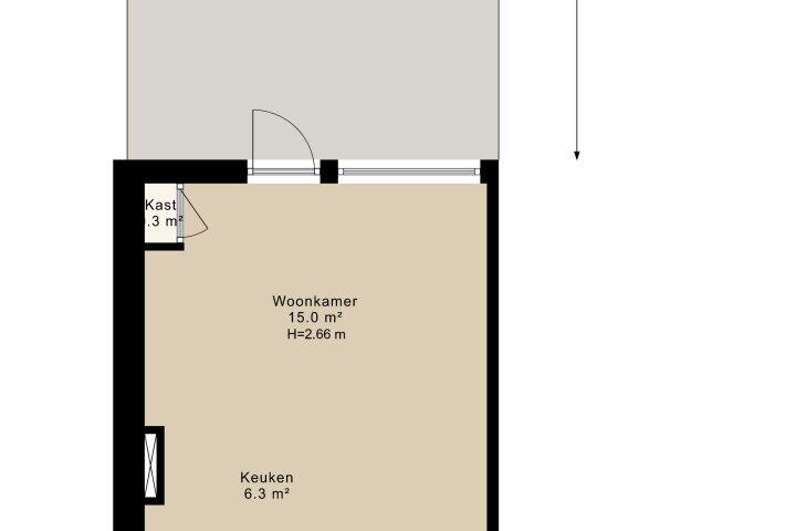 Plattegrond – Havikshorst 144, Amsterdam